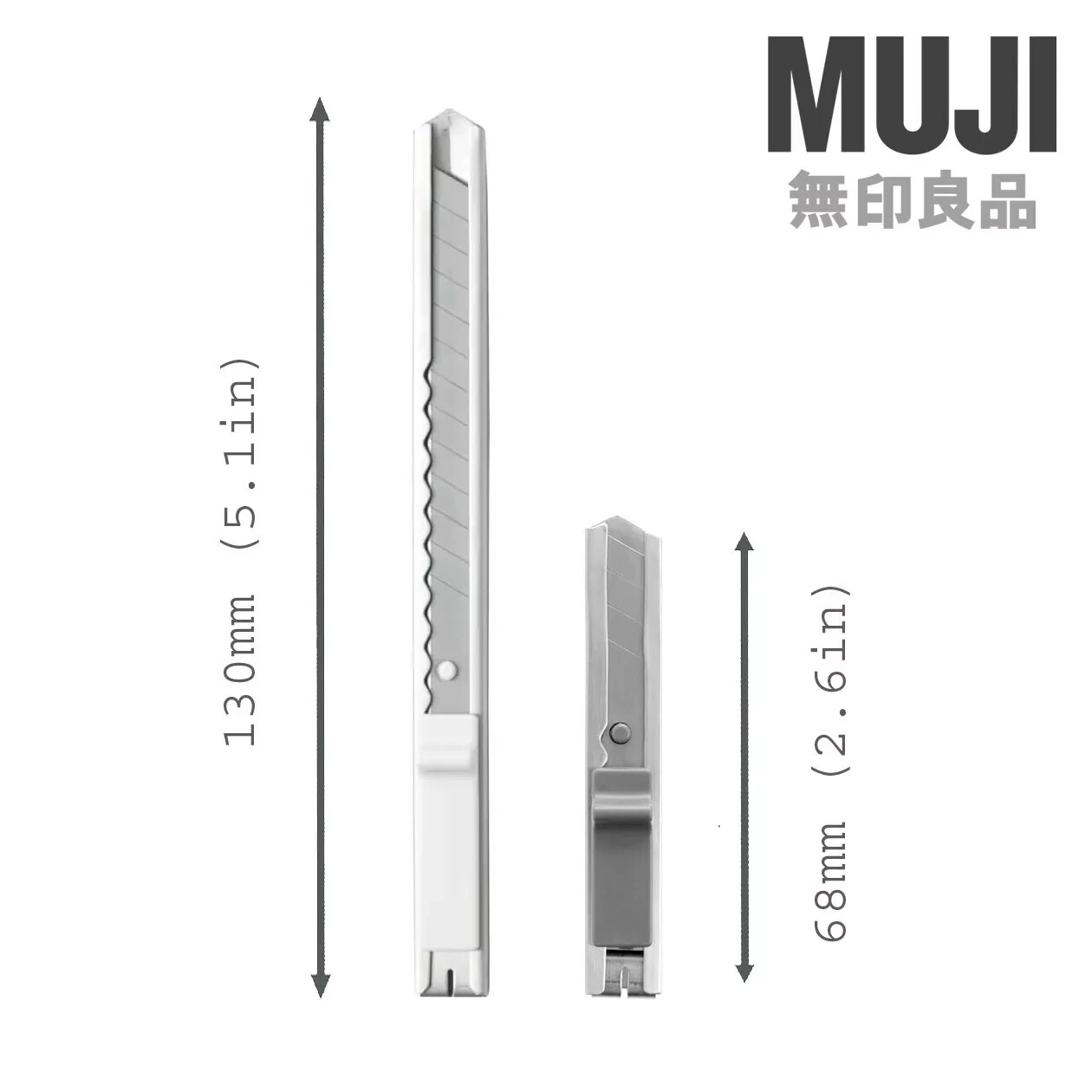MUJI Stainless Steel Mini Cutter Made in Japan gallery