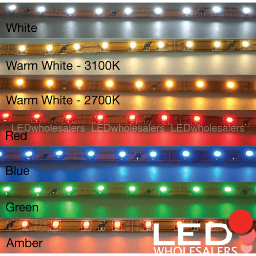 16-ft Flexible LED Lighting Strip 300xSMD3528 12-Volt 24-Watt Double Sided Tape gallery