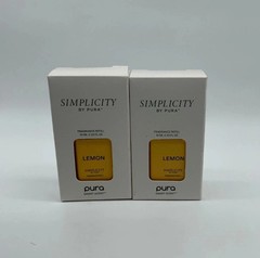 Pura Lemon Refills 2 Pack | Smart Diffuser Fragrance | Fresh Citrus Scent