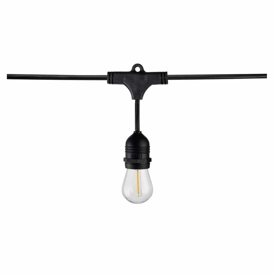 24Ft - LED String Light - Includes 12-S14 bulbs - 2200K - 120Vs gallery
