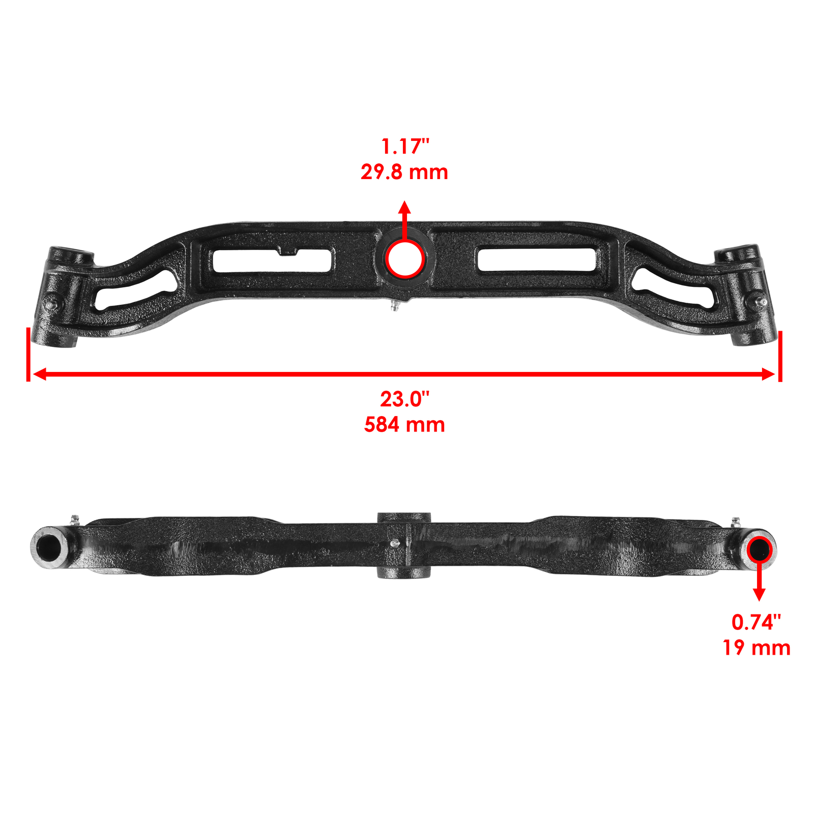 Front Axle Pivot Bar fits John Deere D125 D130 D140 D150 D155 D160 D170 GY21387 gallery