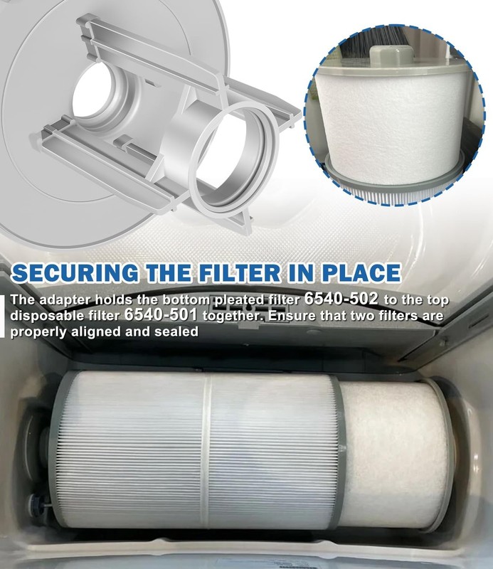 for Sundance Microclean Filter 6540-501 Hot Tub Filter Part 6540-503 Spa Adapter gallery