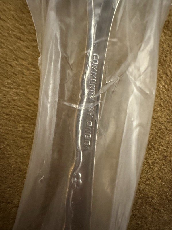 (4) TEASPOONS Oneida Community GOLDEN BELLE ROSE Stainless Flatware - (3availabl gallery