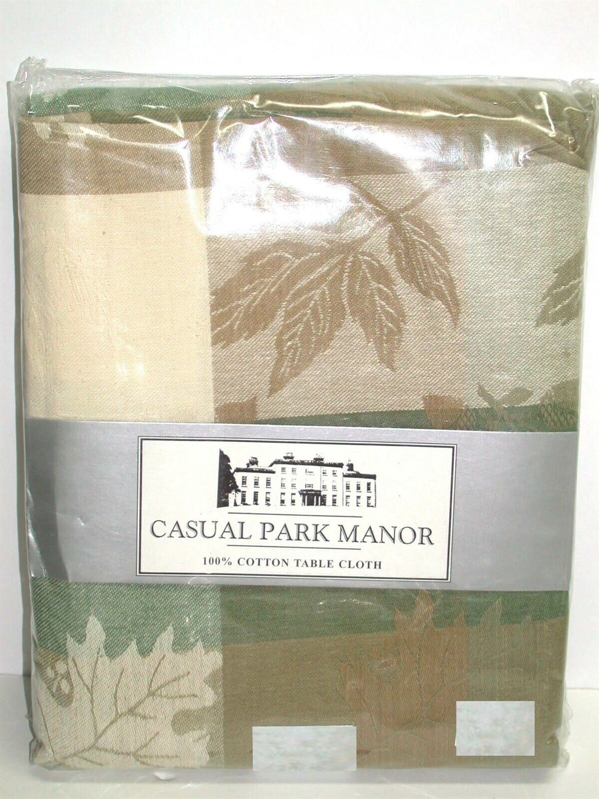 Casual Park Manor Tablecloth ~ Many Leaves ~ 60" x 104" Rectangular **NEW** gallery