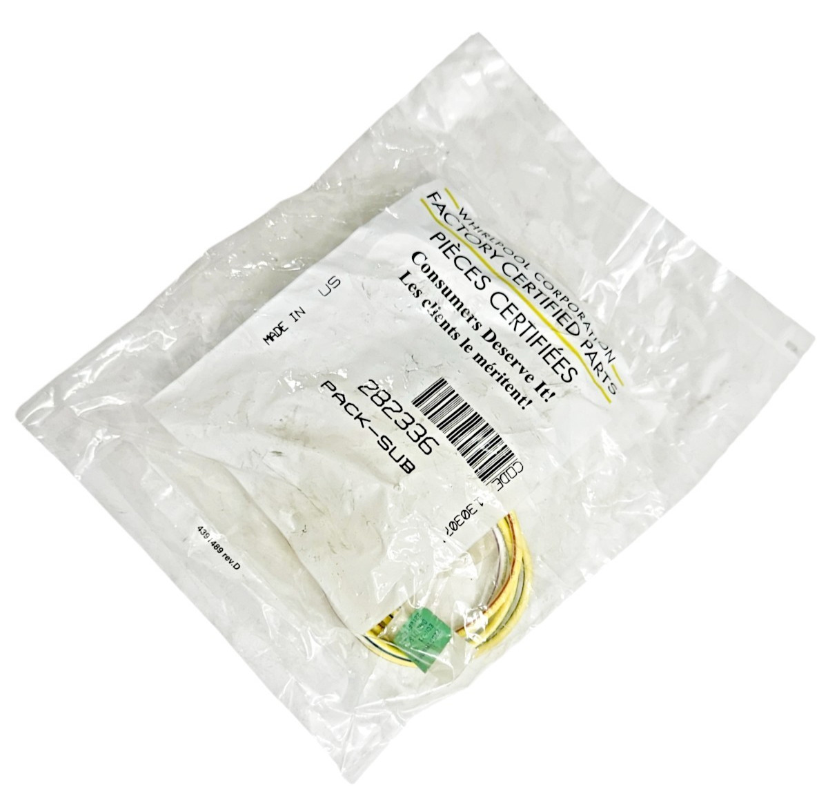 New Whirlpool Fridge Pack Sub 282336 1-Year Warranty Free Same Day Shipping gallery