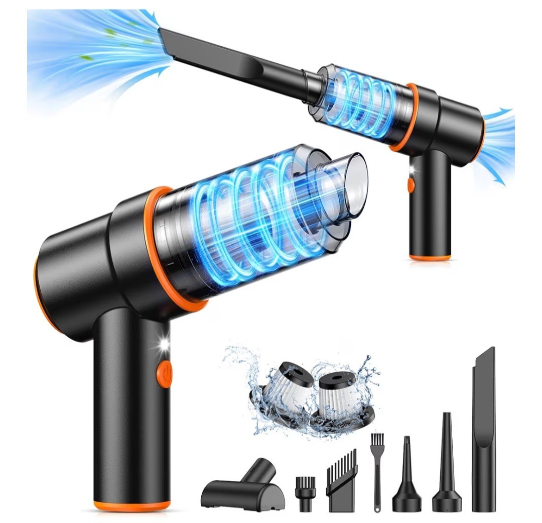 Car Vacuum Cleaner, 11000PA Vacuum Cleaner & Air Duster, 120W High Power Vacuum gallery
