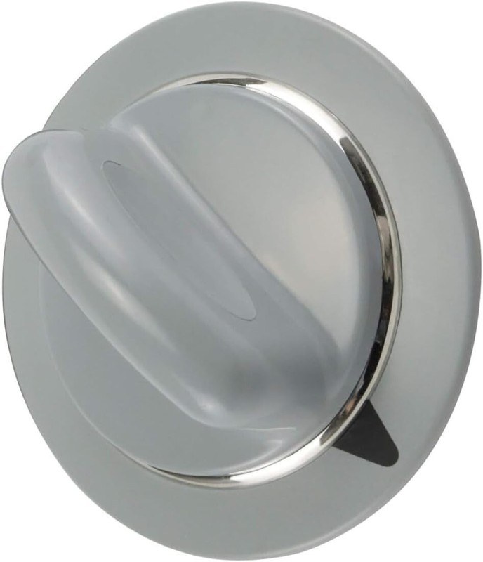 WE1M964 Timer Knob with Metal Ring (Gray) Compatible With AP4980845, 1811122 gallery