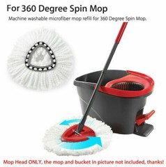 Replacement Heads Easy Cleaning Mopping Wring Spin Mop Refill For O-Cedar 360°