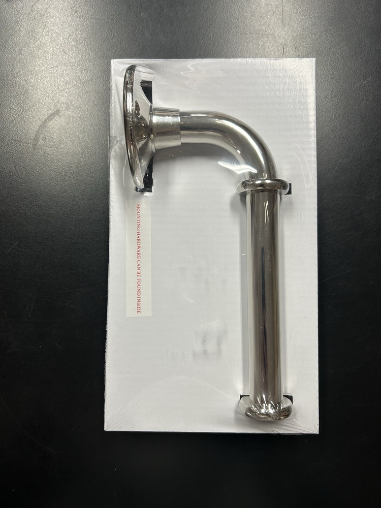 Restoration Hardware Sutton Tissue Toilet Paper Holder Polished Nickel Silver