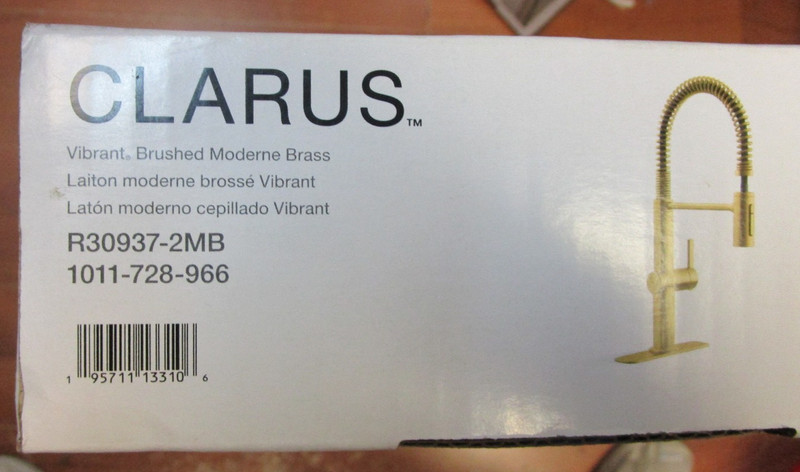 Kohler Clarus Semi-Pro Pull Down Kitchen Faucet Brushed Moderne Brass gallery