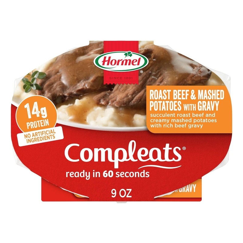 Nourishing Microwave Meal, Roast Beef & Mashed Potatoes with Gravy, 54 Oz Total gallery