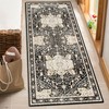 MUJOO Washable Runner Rug,Black Boho 2' x 6' (Rectangular), Black and Beige gallery