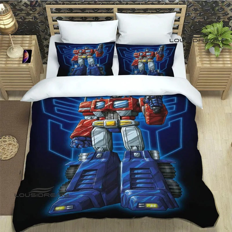 boys Transformers anime Bedding set duvet cover bed comforter set pillowcase gallery