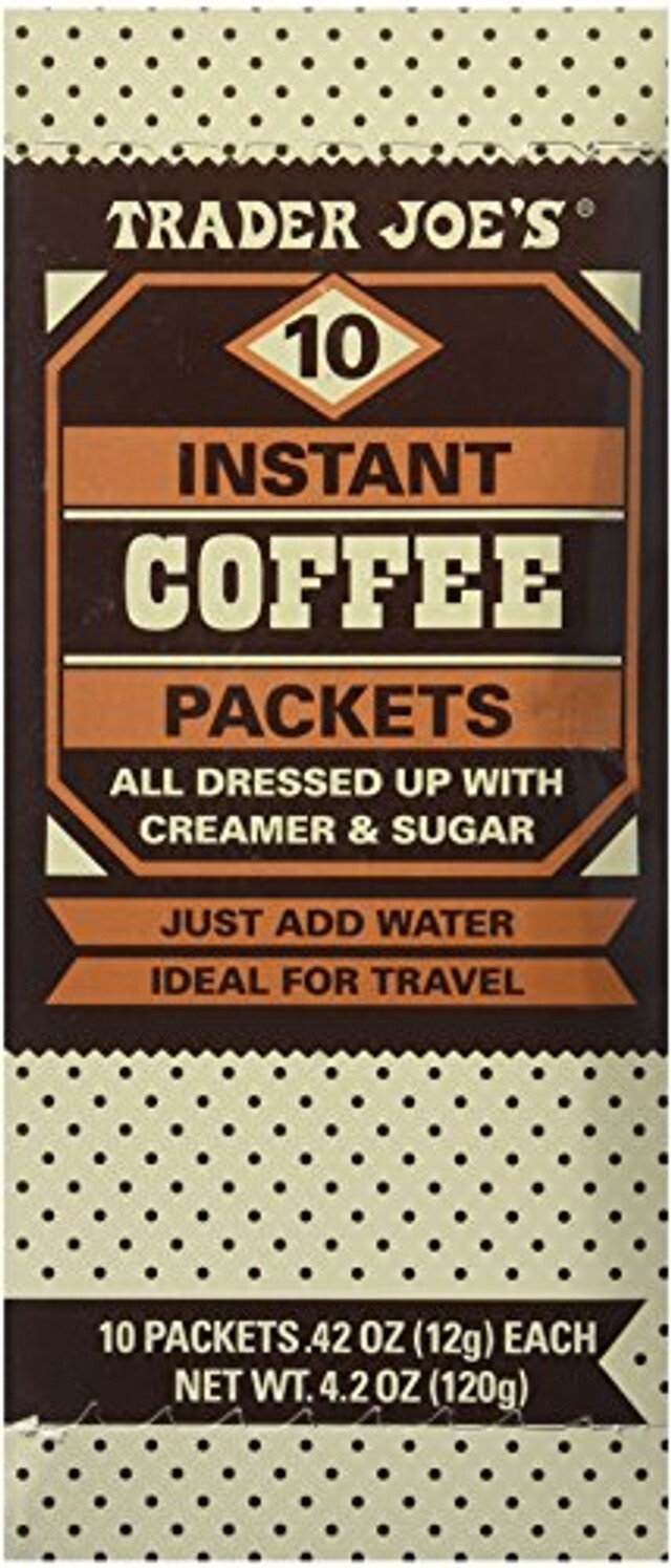 6 Packs Trader Joe's Instant Coffee Packets with Creamer & Sugar 4.2oz Each Pack gallery