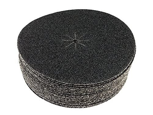 Starcke Premium 7 Inch Slotted Edger Floor Sanding Discs - 8 Slots 5/16" Hole gallery