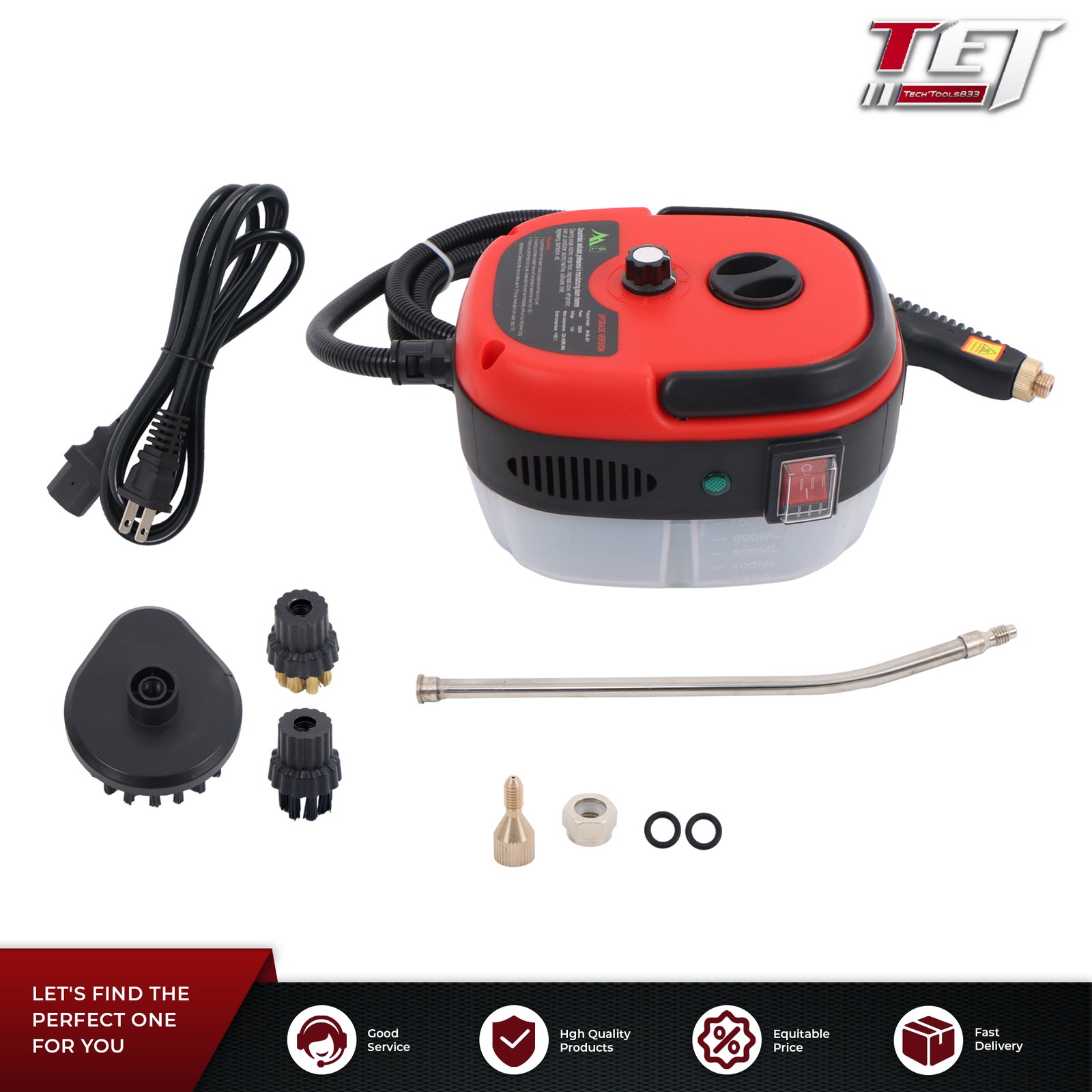 2500W High Pressure Steam Cleaner Machine Portable Cleaning Machine For Home Car gallery