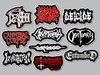 Death Metal Sticker Lot (10 Pack) SET 1 cannibal corpse morbid angel carcass gallery