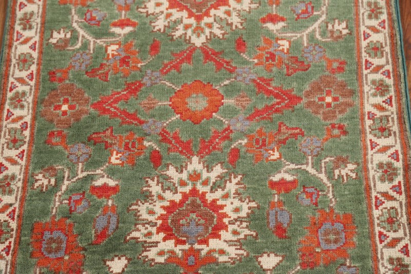 Authentic Kazak Pakistani Handmade Small Rug Wool Craftsmanship 2x3 gallery