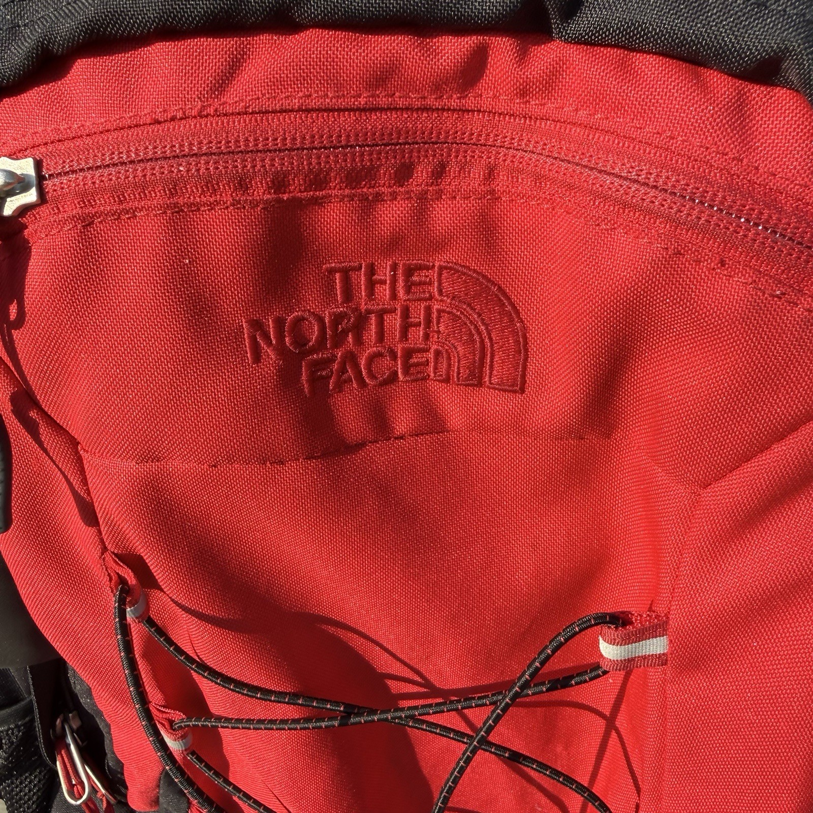 The North Face Muirs Red and Black Backpack 4
