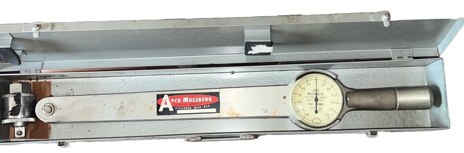 Apco Mossberg Dial Torque Wrench 1/2" Drive RDF-175 R/C 0-175 FT/lb 1155 Ratchet gallery