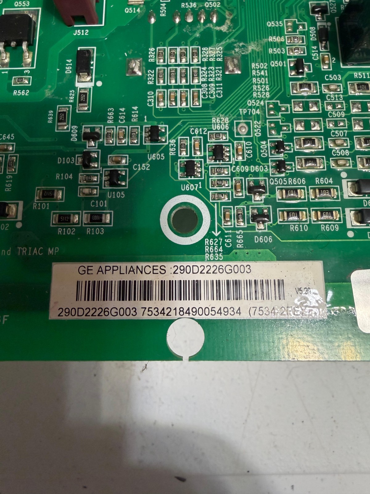 GE Appliances Electronic Washing Machine Main Control Board 290D2226G003 gallery