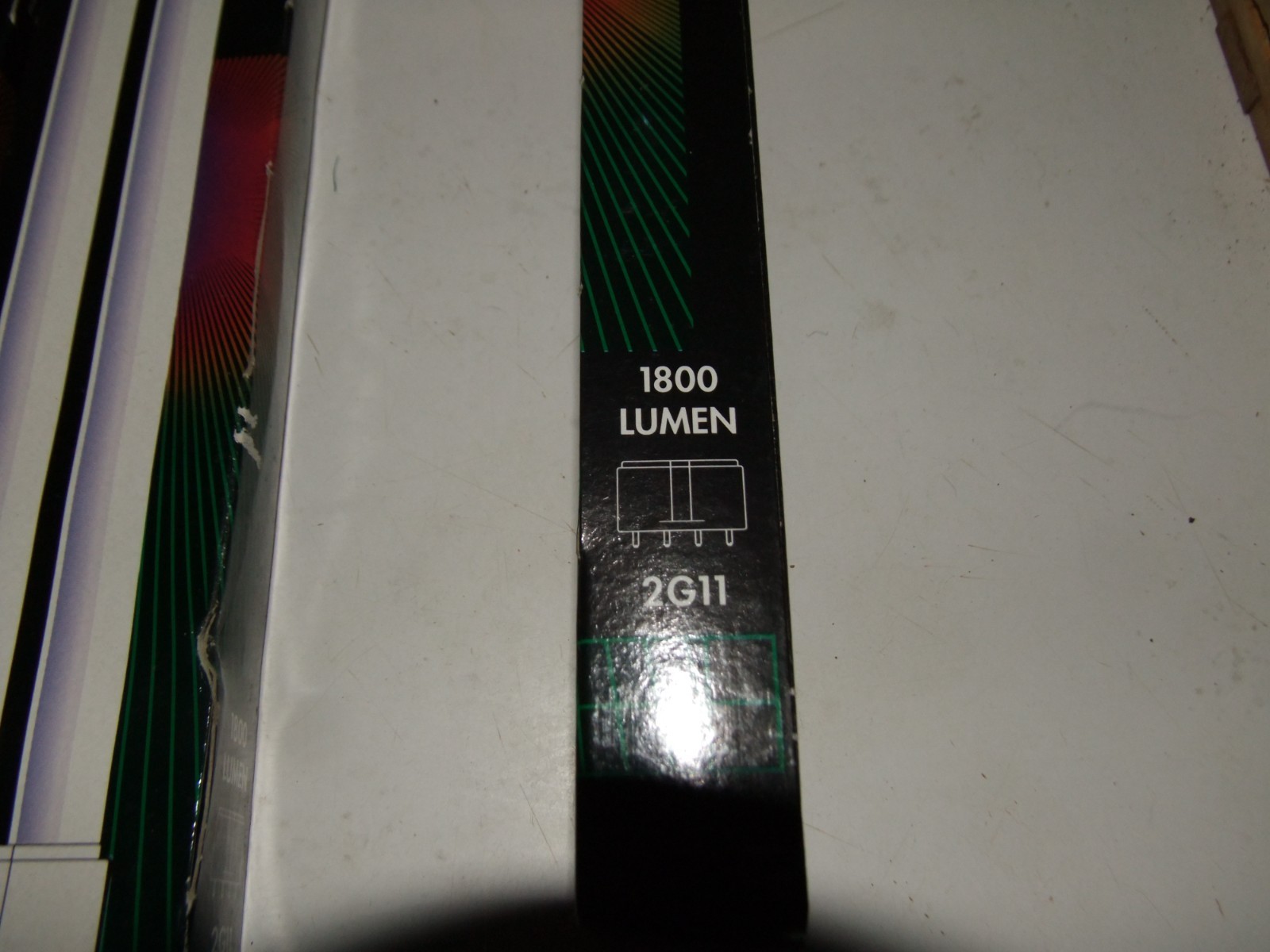 PHILIPS PL-L 24W/835/4p Fluorescent Light Bulb 1800 Lumen 2G11 3500k 5 bulbs gallery