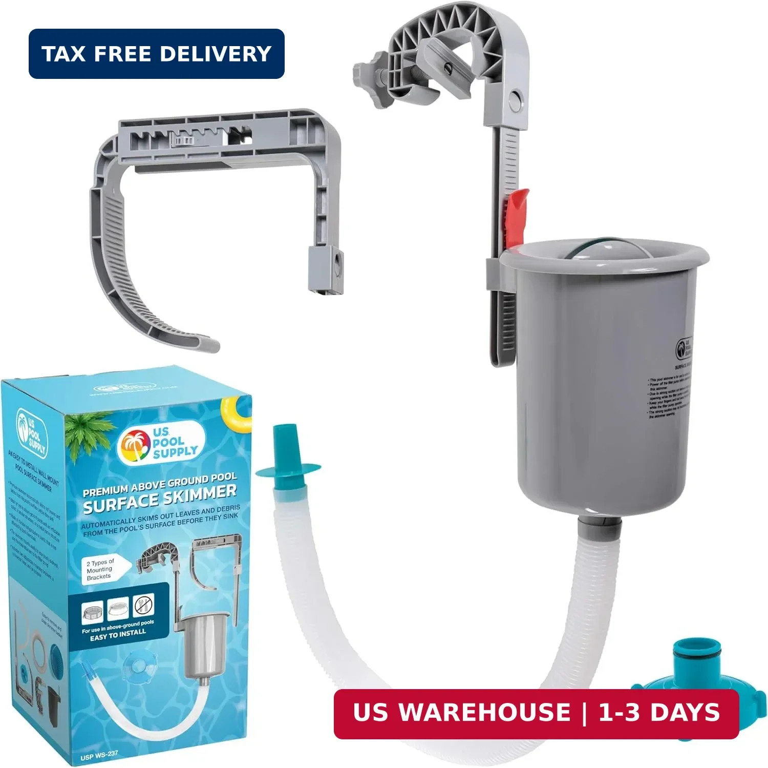 U.S. Pool Supply Pool Skimmer - Above Ground Pool Skimmer, Floating Pool Surface gallery