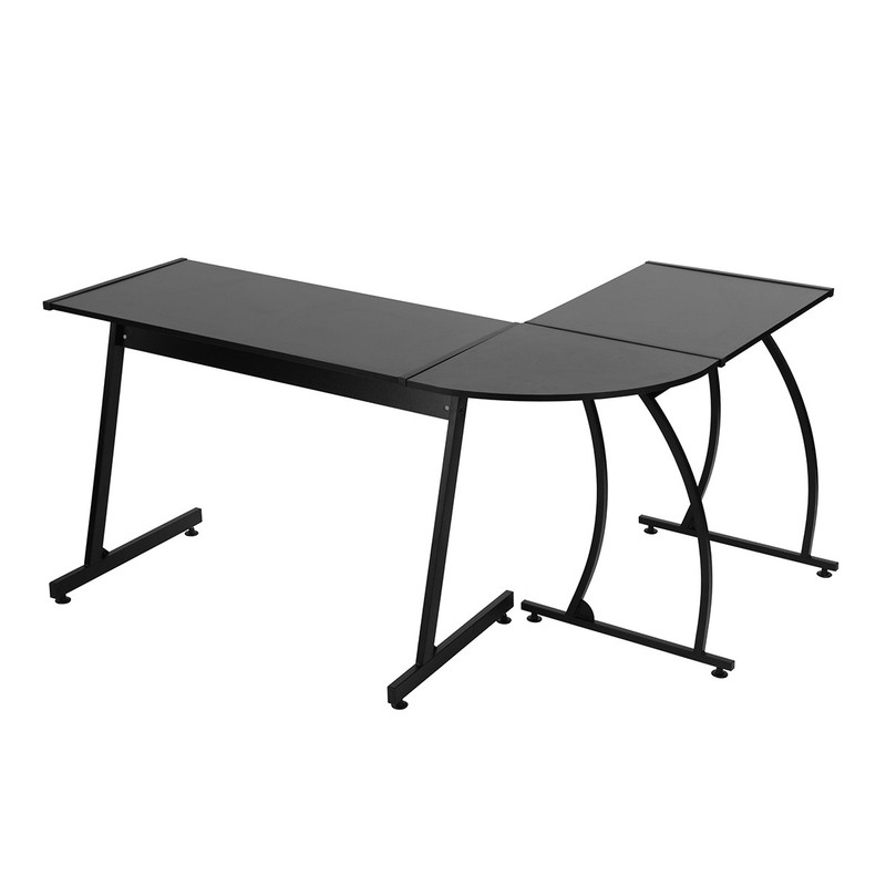 L-Shaped Corner Desk Computer Gaming Laptop PC Table Workstation Home Office gallery