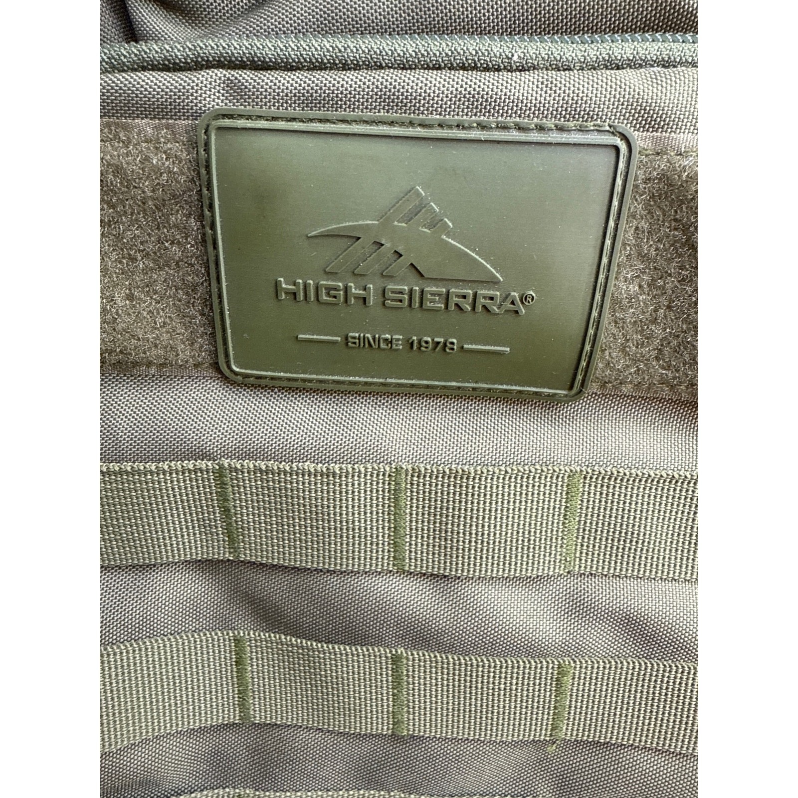 High Sierra Tactical Green Hiking Camping Backpack Knapsack 15" Computer Pack  4