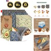 Reusable Beeswax Food Wraps - Assorted 9 Packs, Eco-Friendly Reusable Wrap, B... gallery