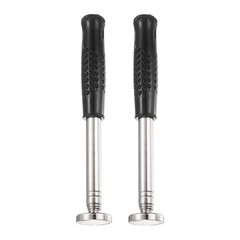 2pcs Telescoping Magnetic Pickup Tool 35LB 8.9″ to 40.7″ Magnet Stick, Black