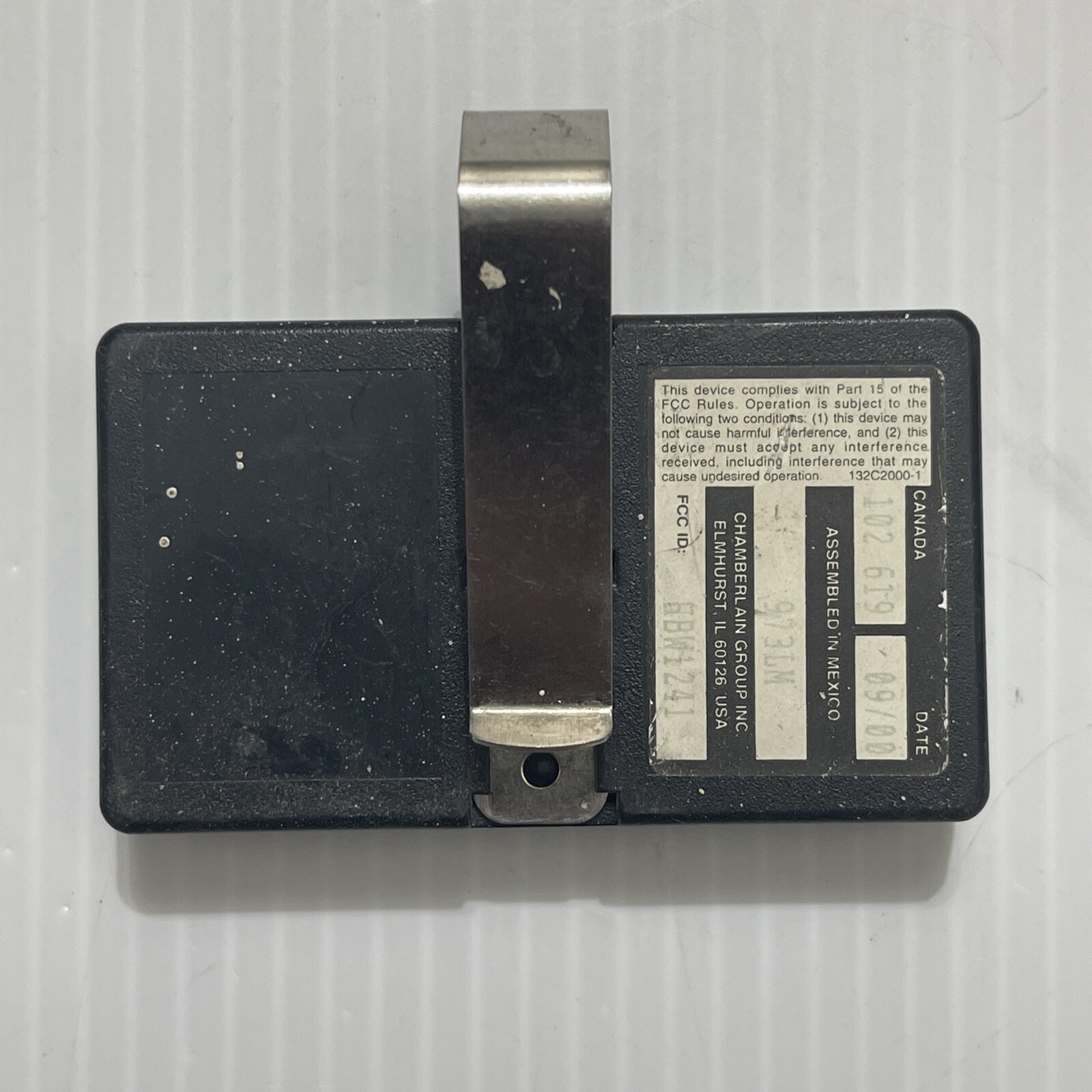 Genuine OEM Chamberlain Liftmaster 973LM 3 Button Remote w/Clip HWB1241 gallery