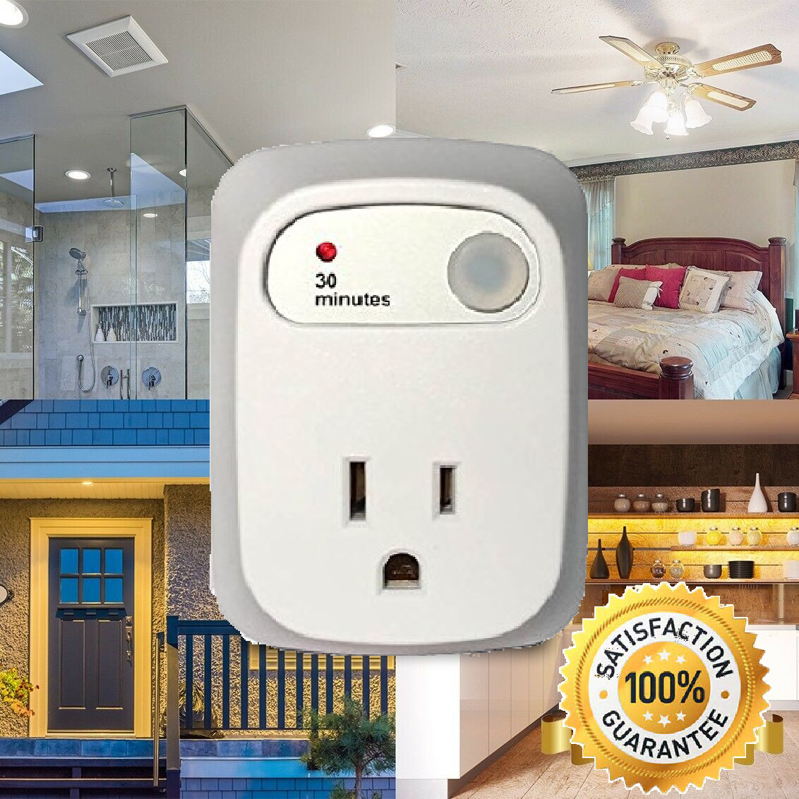Simple Touch the Original Auto Shut-Off Safety Countdown Outlet Timer, 30 Minute gallery