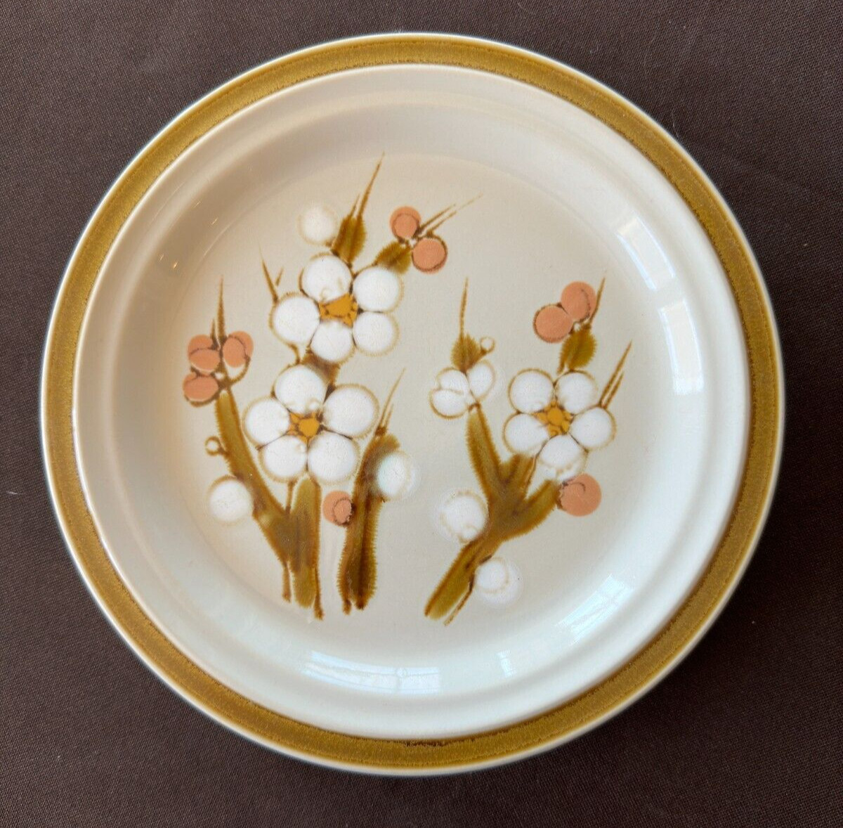 Vintage Ascons Stoneware Classique 8603 7.5" Salad Plates Cherry Blossoms gallery