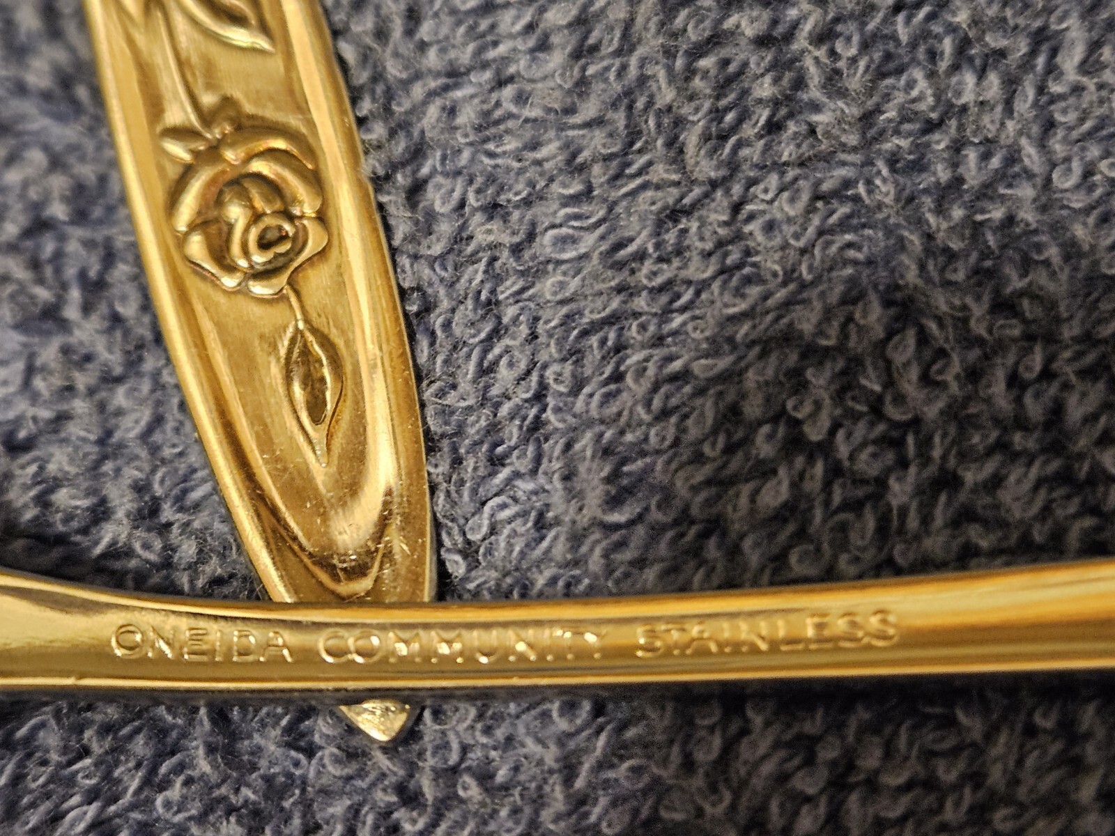 4 Oneida Community Stainless MY ROSE Pattern Iced Tea Spoons gallery