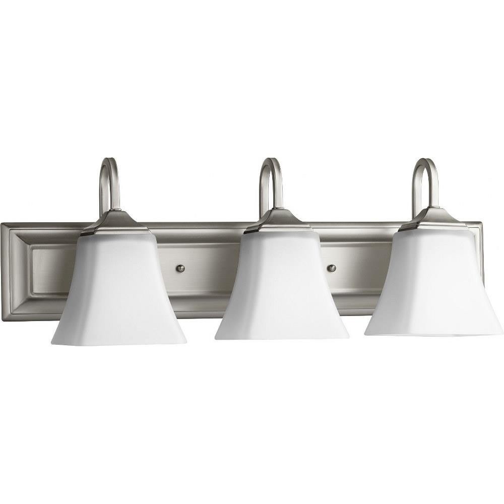 3 Light Bathroom Light in Transitional style - 24 inches wide by 8.38 inches