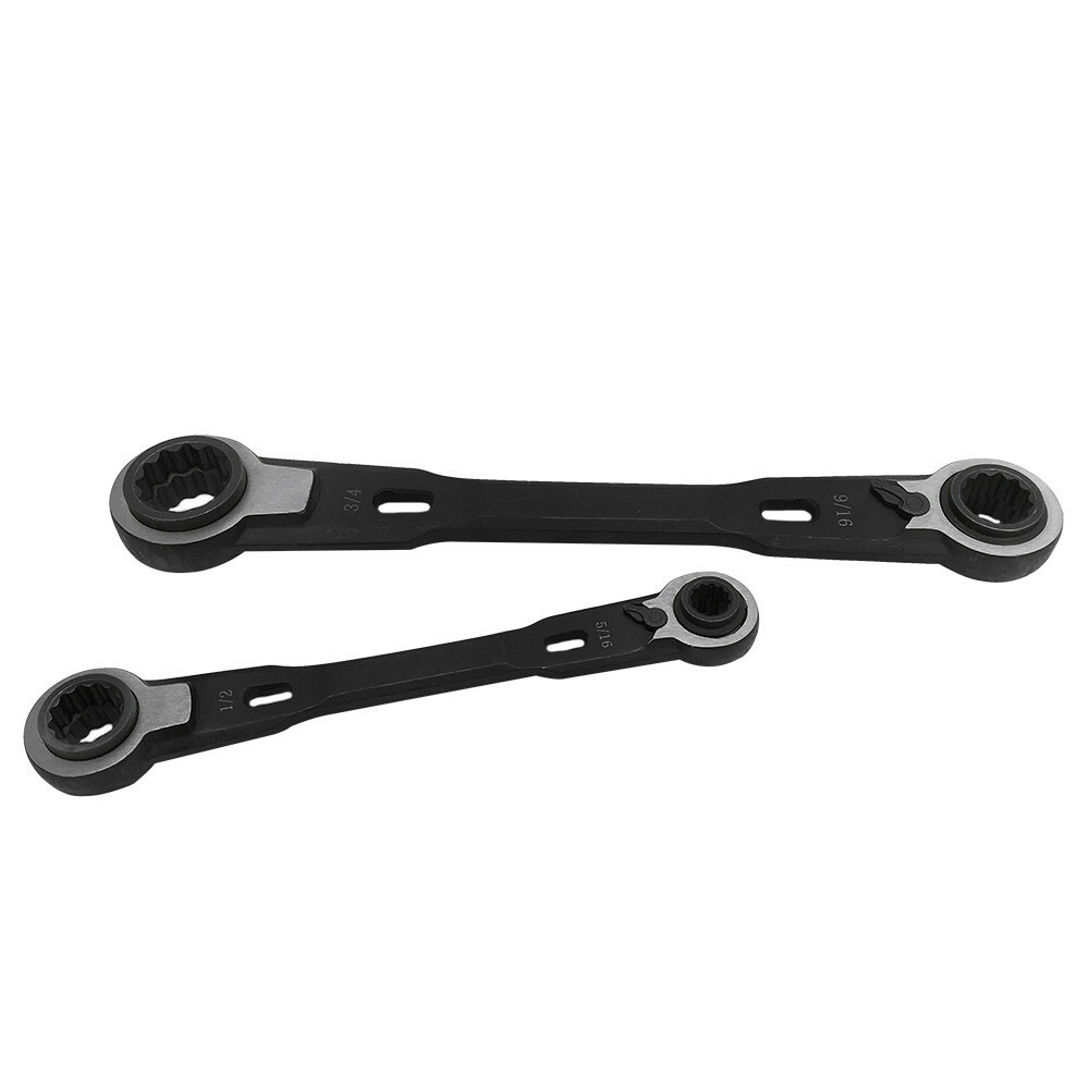 4 In 1 Double Box Ratcheting Wrench Set Provides Great Access To Fasteners gallery