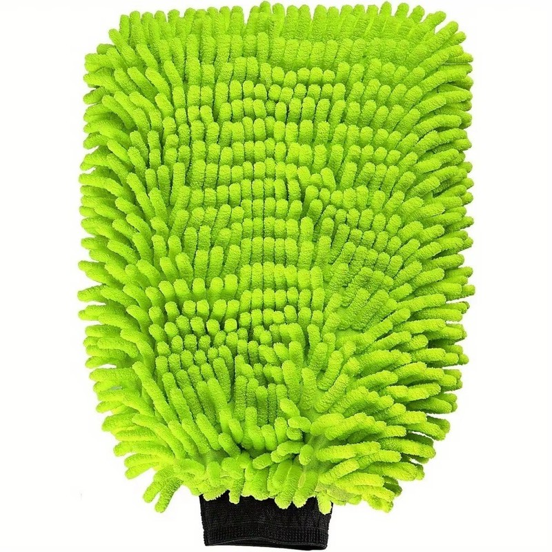 2 Pack Microfiber Car Wash Mitt Scratch Free Ultra Absorbent Car Cleaning Gloves gallery