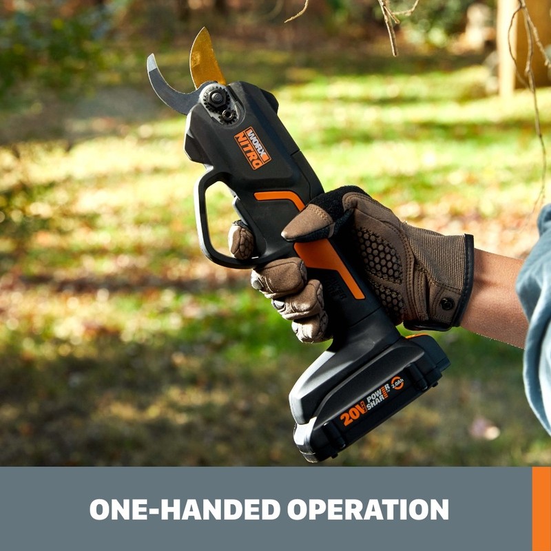 WG330 WORX Nitro Pruning Shear/Lopper with Brushless Motor gallery