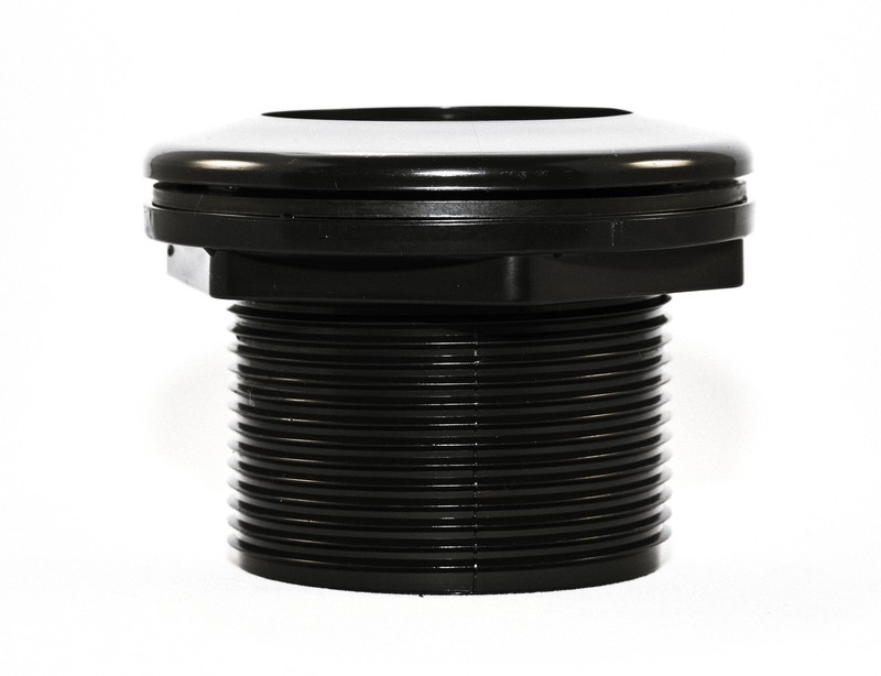 1-1/2-Inch - Thread x Thread - ABS Plastic Bulkhead Fitting - Made in the USA gallery