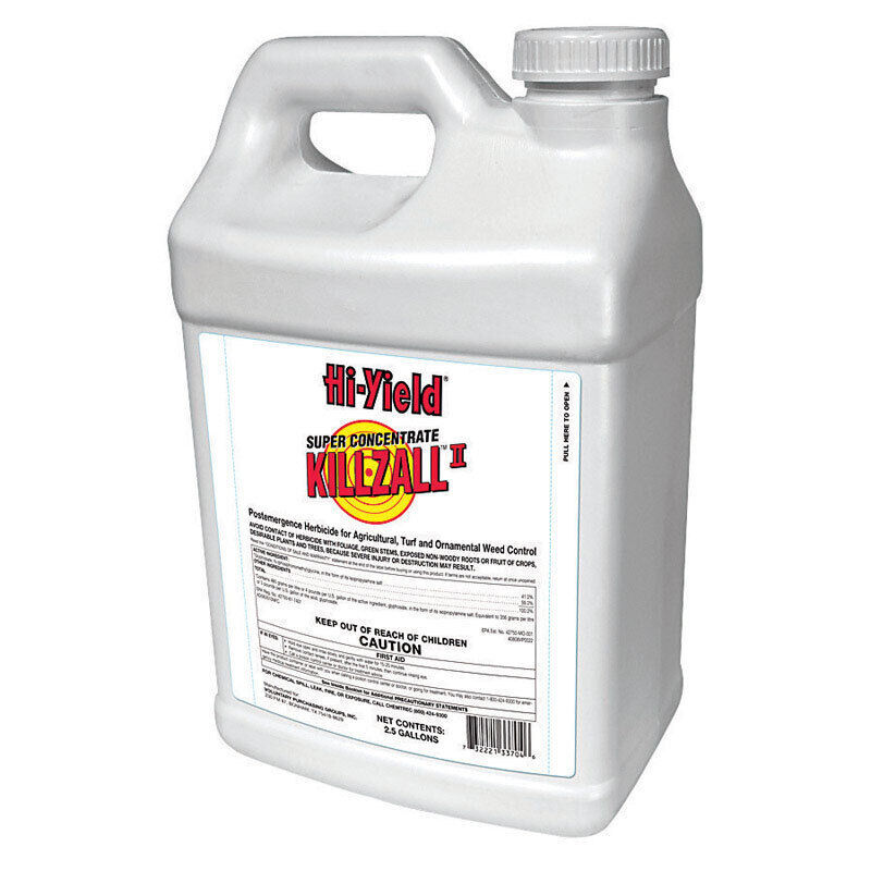 Killzall, Hi-Yield Killzall , 2.5 Gallon , Glyphosate Con, Weed and Grass Killer gallery