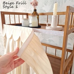 No Drill Hook and Loop Curtain Cabinet Kitchen Cafe Curtain Stick On Cotton