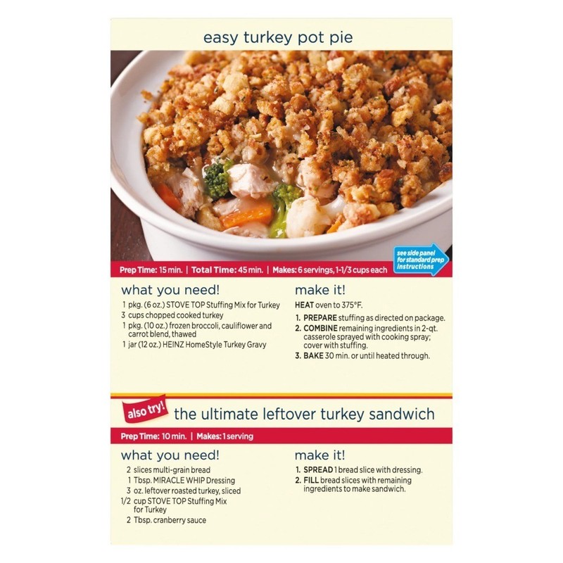 Turkey Stuffing Mix Side Dish Twin Pack of 2 Boxes 6 oz Each gallery