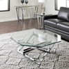 Tempered Octagon Glass table top - 1/2" Thick - Double Bevel Polish Edge gallery