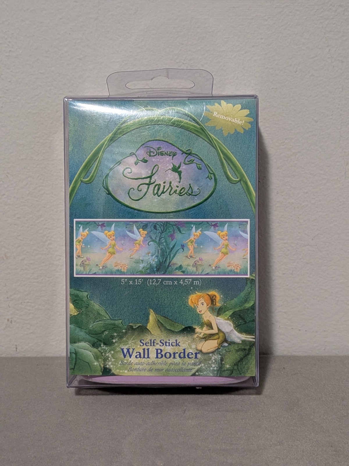 Disney Fairies Tinkerbell Self Stick Wall Boarder Decor 15’x 5” NEW IN PACKAGE gallery