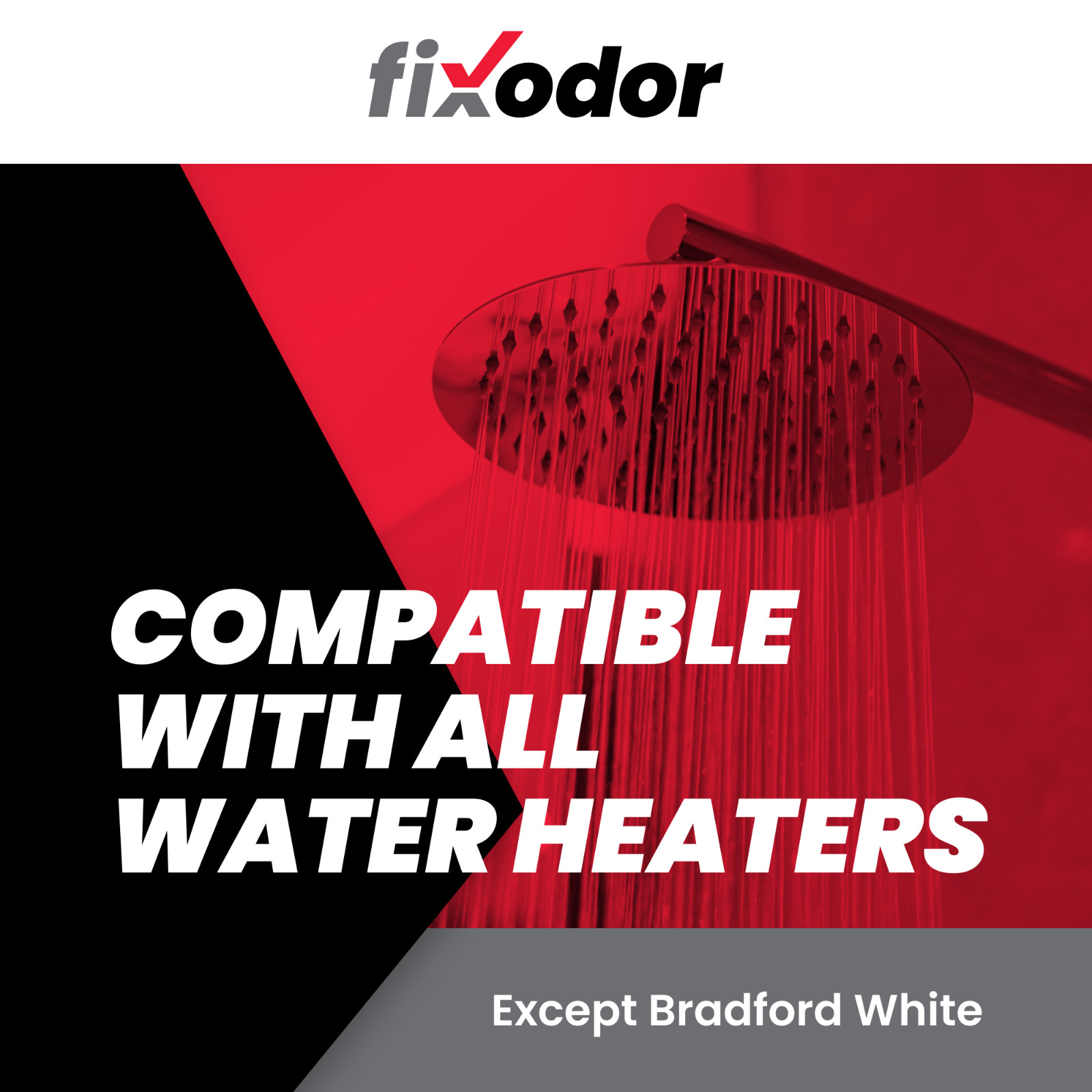 FIXODOR Powered Anode Rod for Water Heater - Stops Rotten Egg Smell in 24 hours gallery