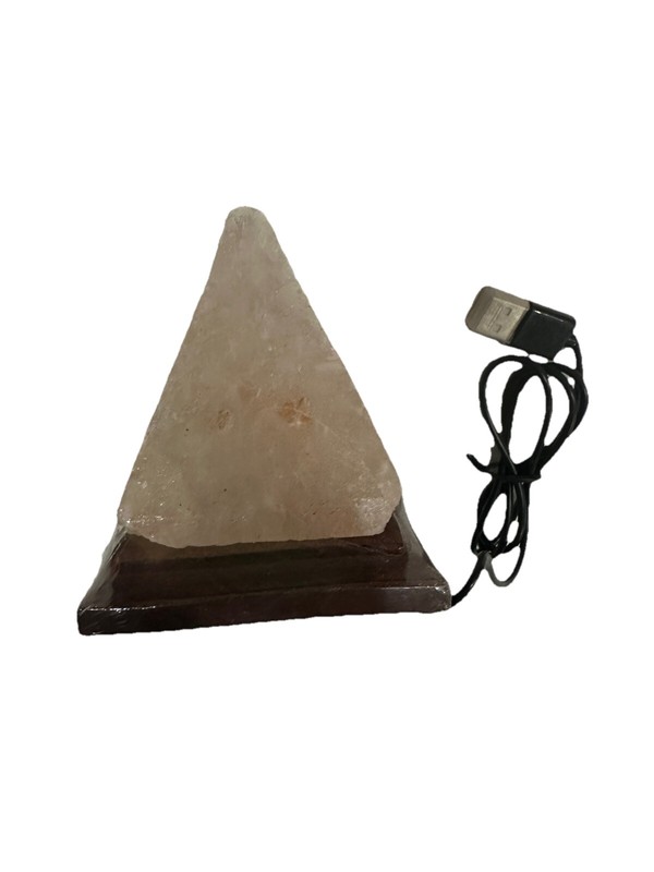 Authentic Himalayan Salt Lighted Lamp 4 inch Height USB Plug-in Brand New! gallery