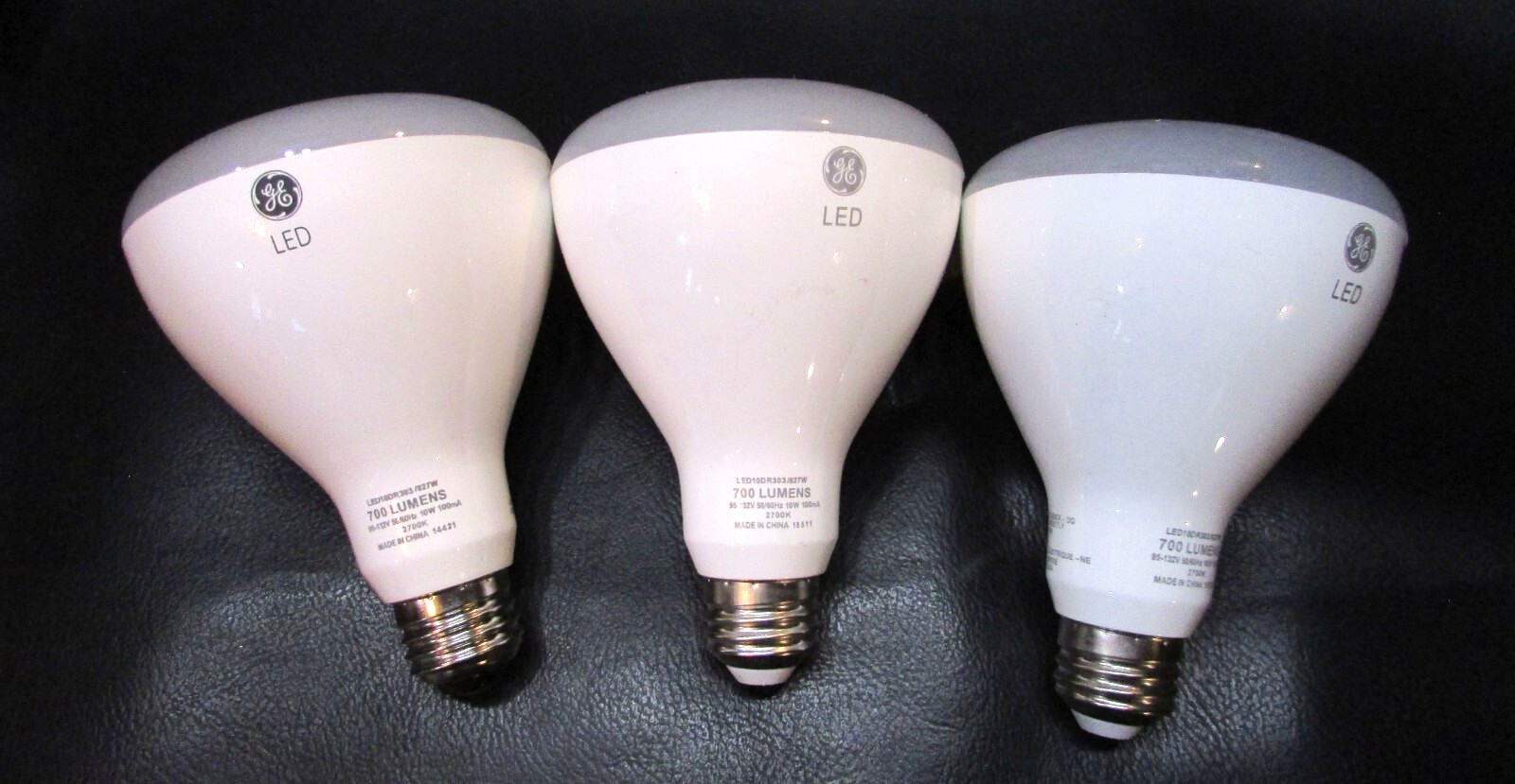 Three Good Working GE LED 700 Lumens Flood Lamp Light Bulbs - used only 3 hrs gallery