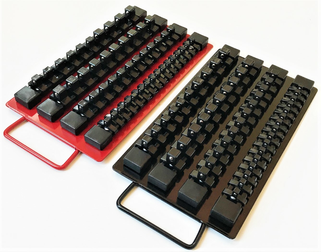 96pc GOLIATH INDUSTRIAL SOCKET STORAGE TRAY RAIL RACK HOLDER SET 1/4 3/8 1/2 gallery