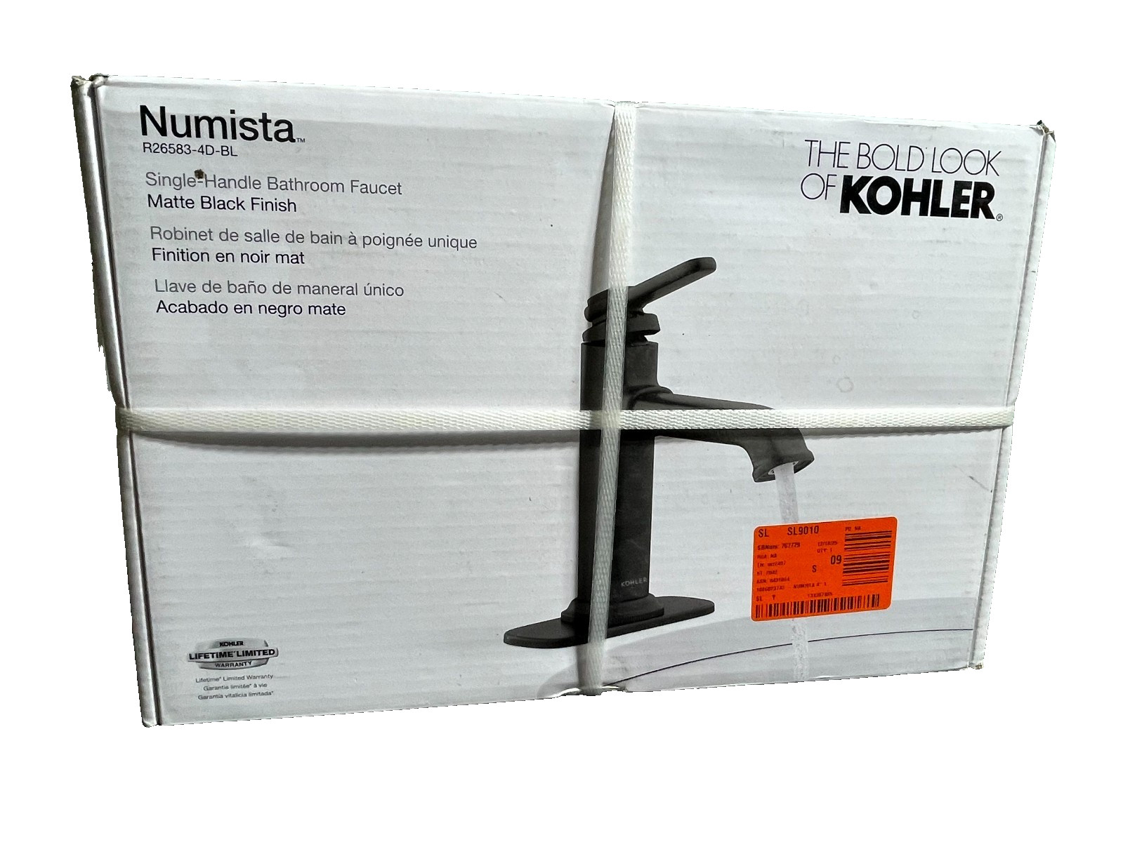 Kohler Numista Single Hole & Handle Bathroom Faucet in Matte Black R26583-4D-BL gallery